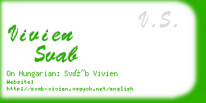 vivien svab business card
